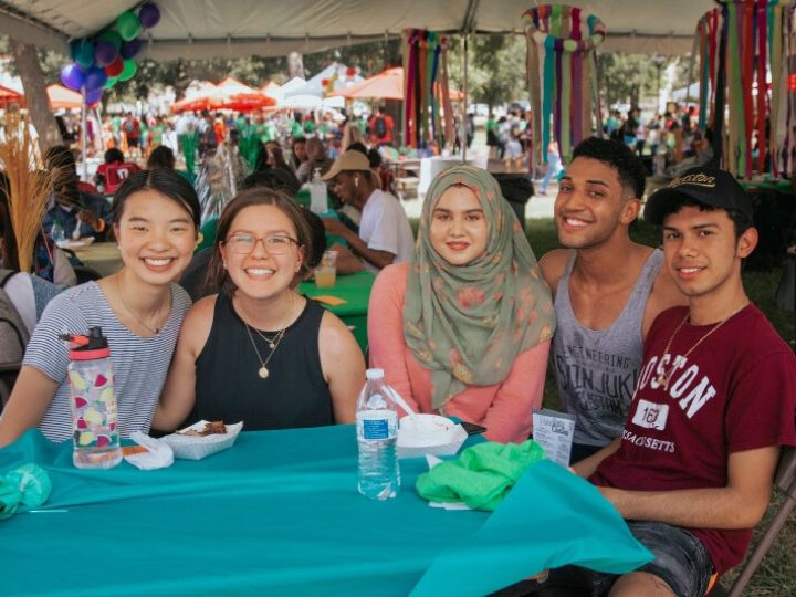 Five students at CCA event