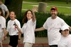 Haley's Hikers - Ms. Randi Weintraub, Ms. Lisa Layne and Dr. Charles Layne at the CF walk.