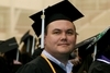 An HHP student at Commencement 2009