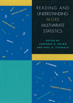 Reading and Understanding More Multivariate Statistics