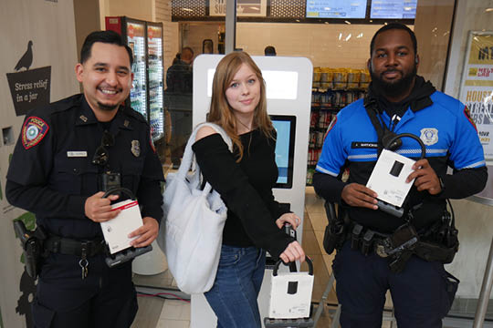 UHPD Promotes Bike/Scooter Safety at First Coffee With a Cop Event of 2025