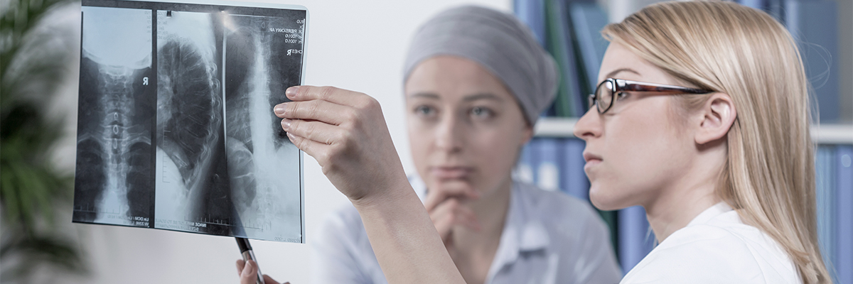 Nurse with patient