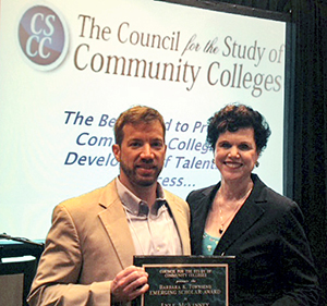 Lyle McKinney and Linda Serra Hagedorn at the CSCC conference