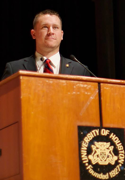 Ian Todd at the Campus Leaders Reception