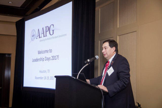 AAPG President Charles Sternbach