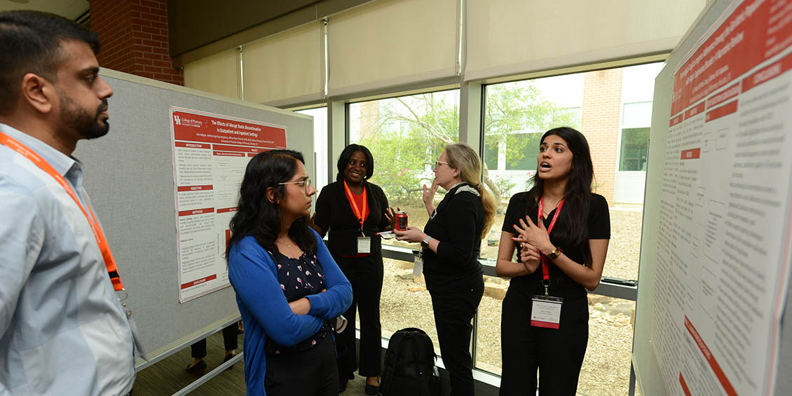 poster presenter and attendee