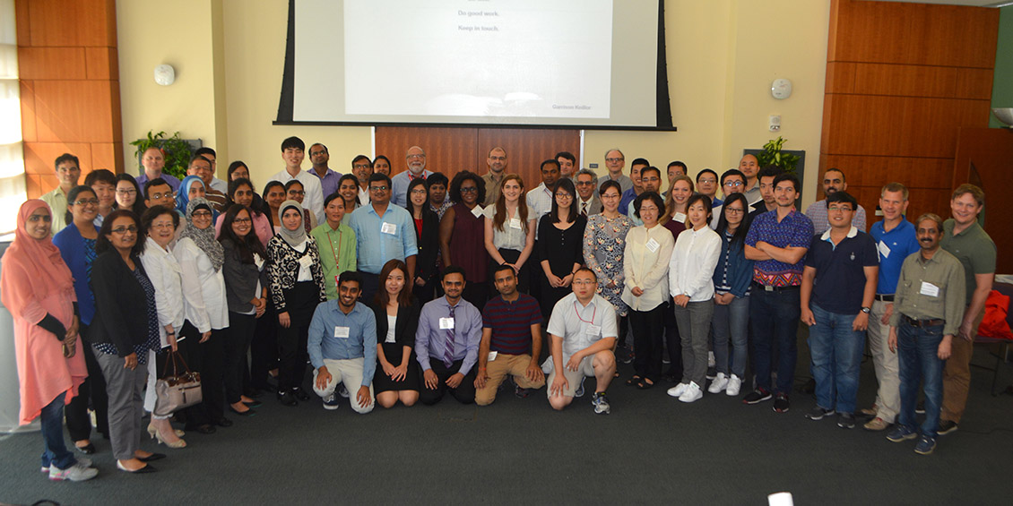 group shot of symposium attendees