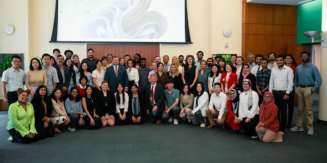 Group photo of all presenters and attendees