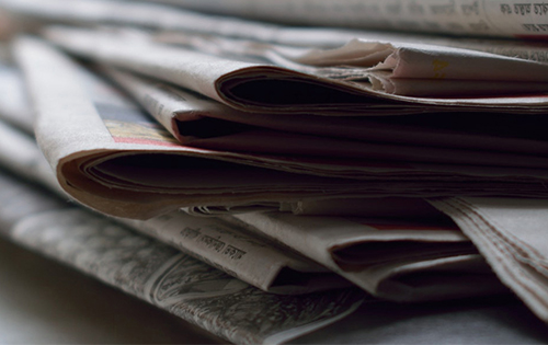 stack of news papers